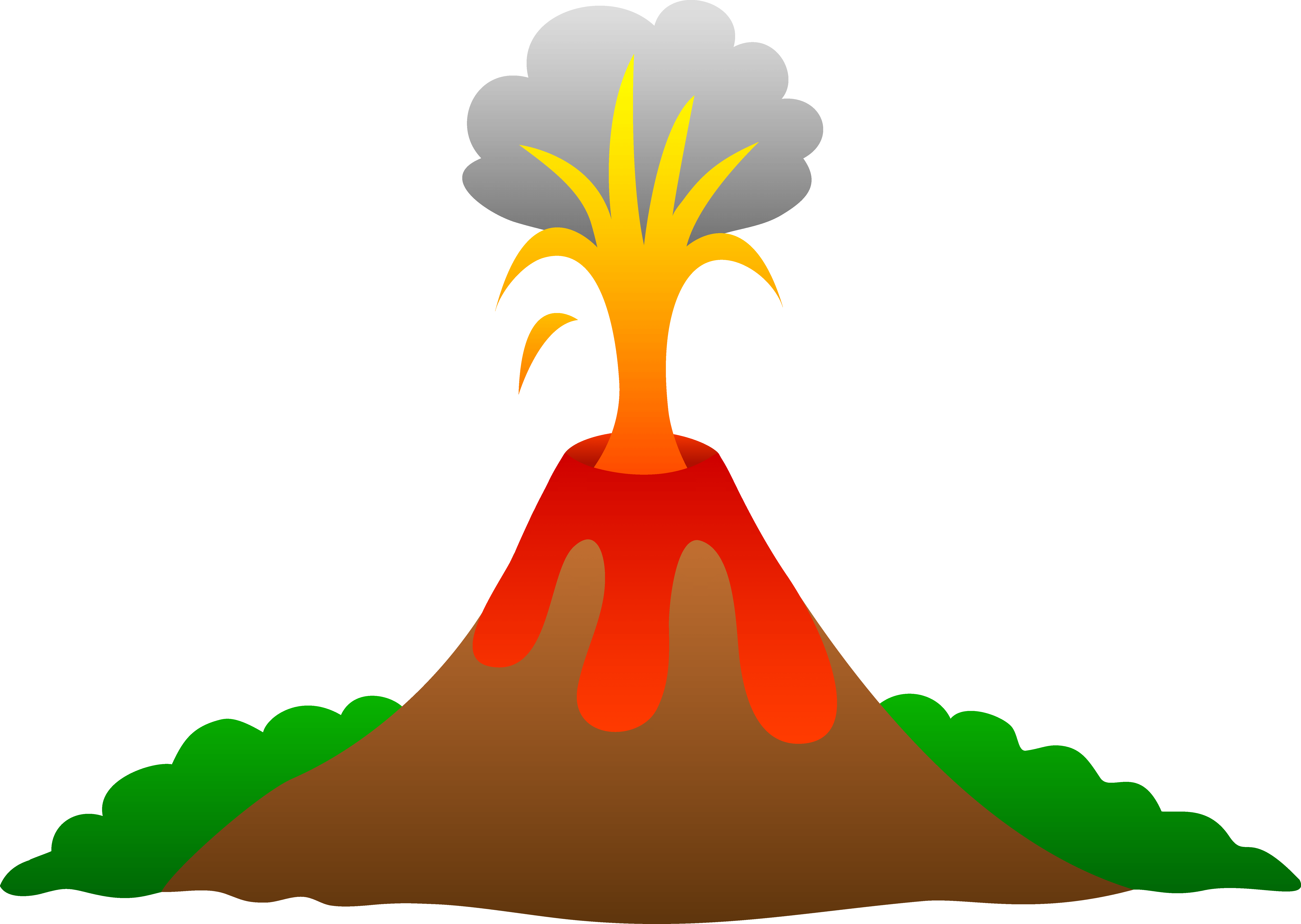 7520x5343 Magma Drawing Volcanic Mountain Transparent Png Clipart Free - Volcano Drawing