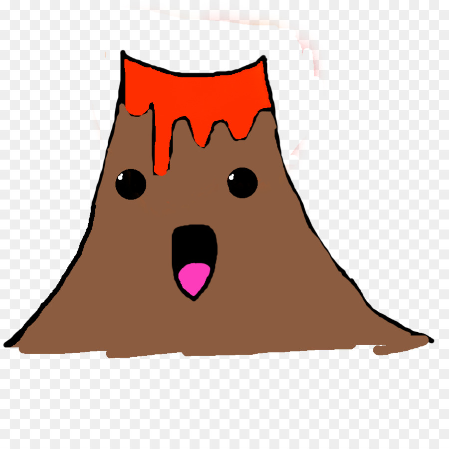 900x900 Volcano, Drawing, Nose, Transparent Png Image Clipart Free Download - Volcano Drawing Pictures