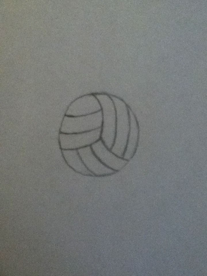 720x960 how to draw a volleyball steps - Volleyball Ball Drawing