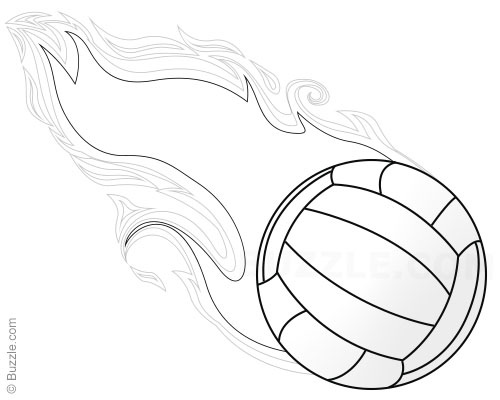 500x400 Over The Net! Easy Steps To Draw Different Volleyballs - Volleyball Ball Drawing