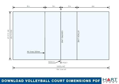 Dimensions Of Beach Volleyball Court prntbl concejomunicipaldechinu