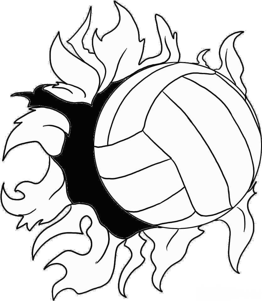 834x958 volleyball drawing marvelous volleyball drawing clipart best - Volleyball Drawing