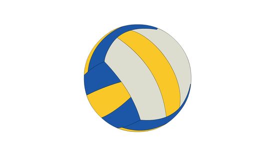 550x309 ways to draw a volleyball - Volleyball Drawing