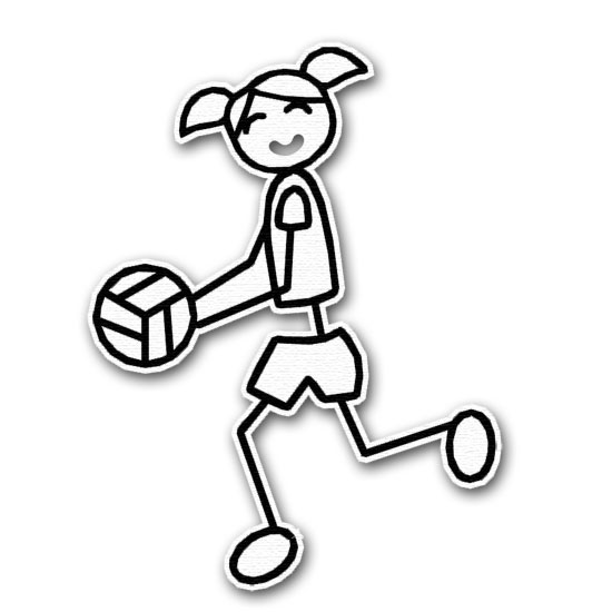 550x550 Rbs - Volleyball Girl Drawing