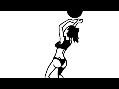 480x360 drawing volleyball girl on samsung galaxy note - Volleyball Girl Drawing