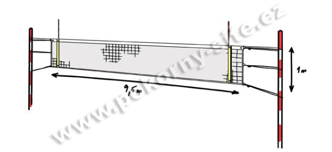 650x299  - Volleyball Net Drawing