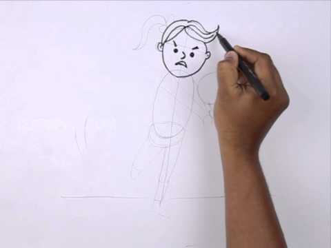 480x360 How To Draw Volleyball Player - Volleyball Player Drawing