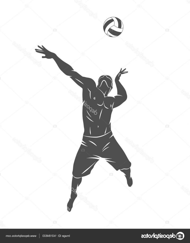 803x1024 Unique Stock Illustration Abstract Volleyball Player Drawing - Volleyball Player Drawing