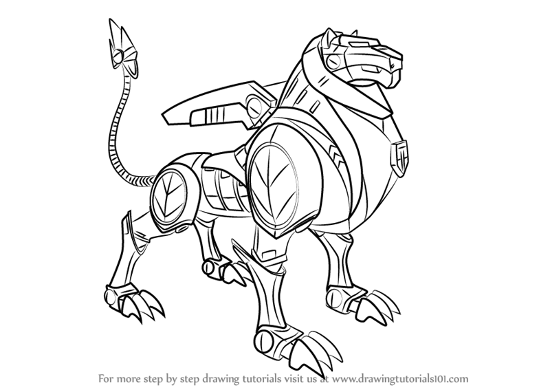 800x567 Learn How To Draw Black Lion From Voltron - Voltron Drawings