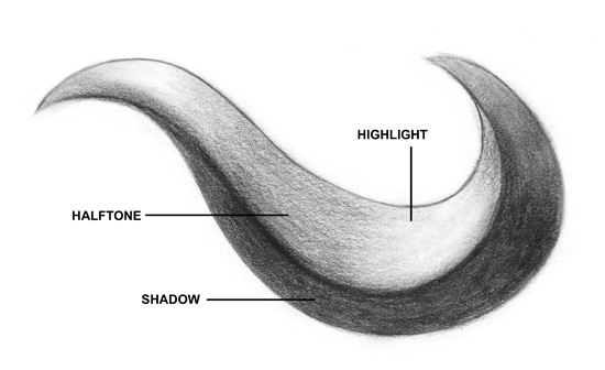 550x336 how to draw hair stan prokopenko's blog - Volume Drawing