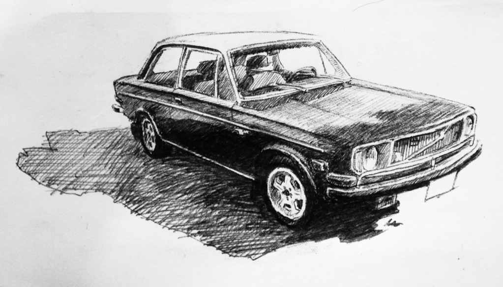 1023x584 My Drawing Of A Gt, Which I Just Drew - Volvo Drawing