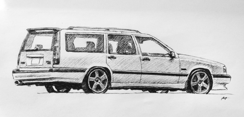 Нарисуй 90. Volvo 940 drawing. Volvo 850 универсал рисуноккарандашем. Volvo 850 универсал рисунок. Раскраска Вольво 940 универсал.