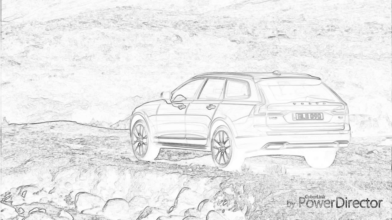 1280x720 Volvo - Volvo Drawing