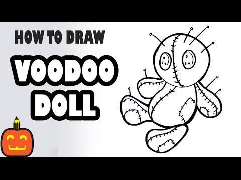 480x360 how to draw a voodoo doll - Voodoo Doll Drawing