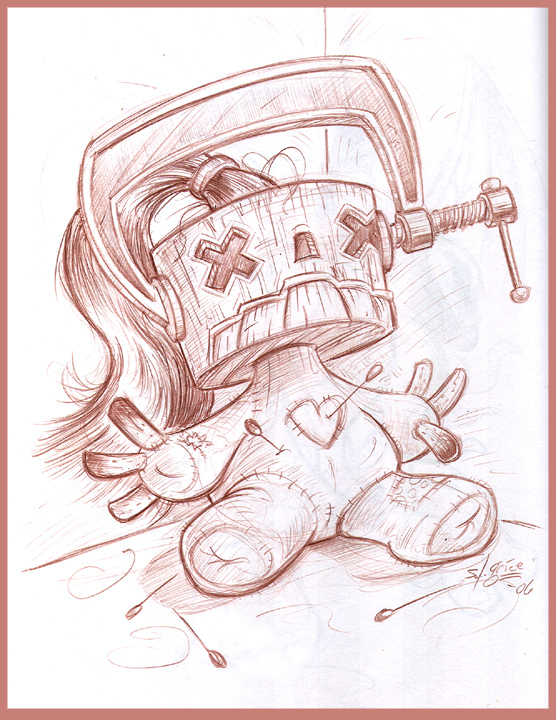 556x720 pictures voodoo doll sketch - Voodoo Doll Drawing