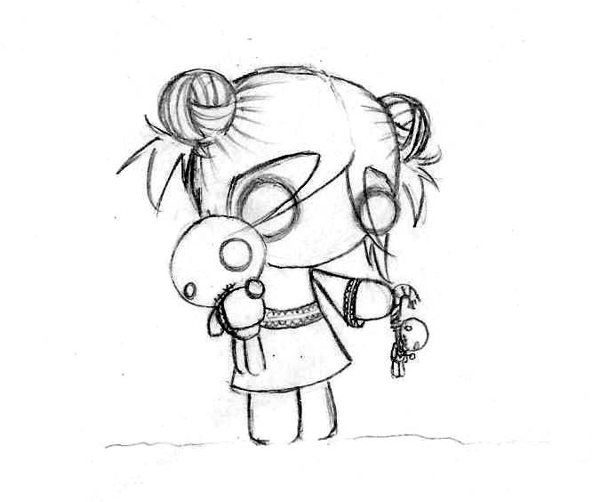 666x564 asian dolls - Voodoo Doll Drawing