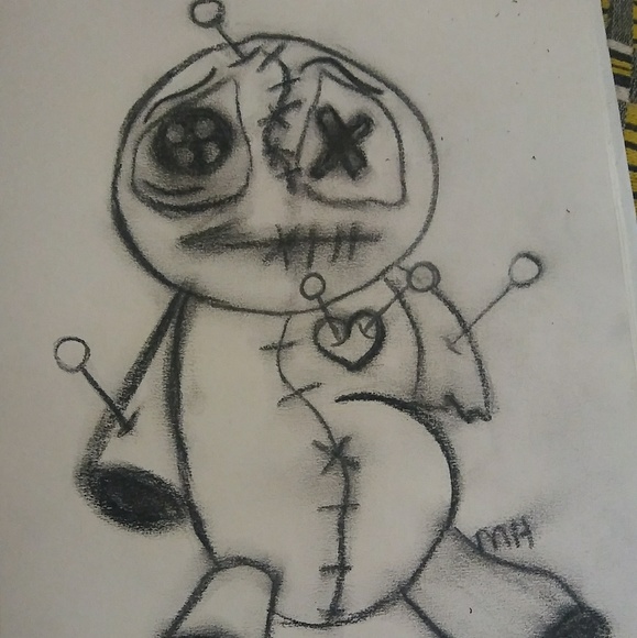 579x580 my art other voodoo charcoal drawing poshmark - Voodoo Drawings