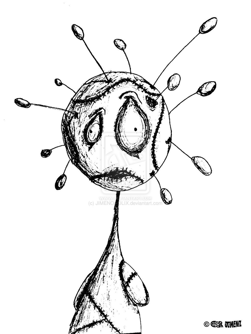 1024x1365 easy voodoo drawings doll cool - Voodoo Drawings