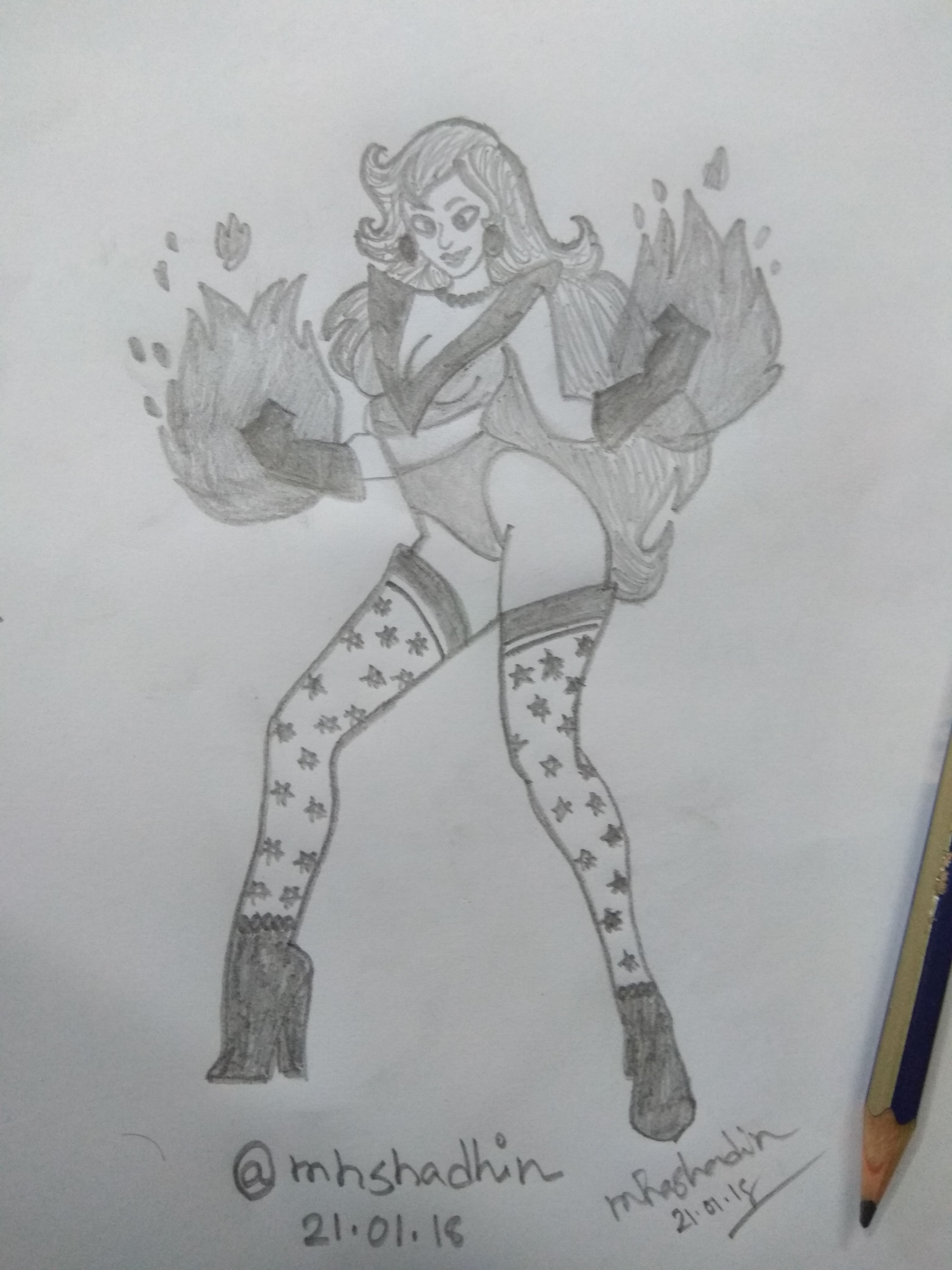 3120x4160 hand drawing competition create the best superhero - Voting Drawing