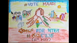 320x180 vote for india drawing video, vote for india drawing clips - Voting Drawing