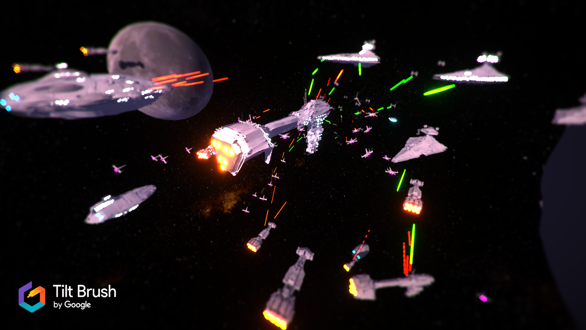 1920x1080 drawing star wars in vr world with tilt brush virtual reality pop - Vr Drawing