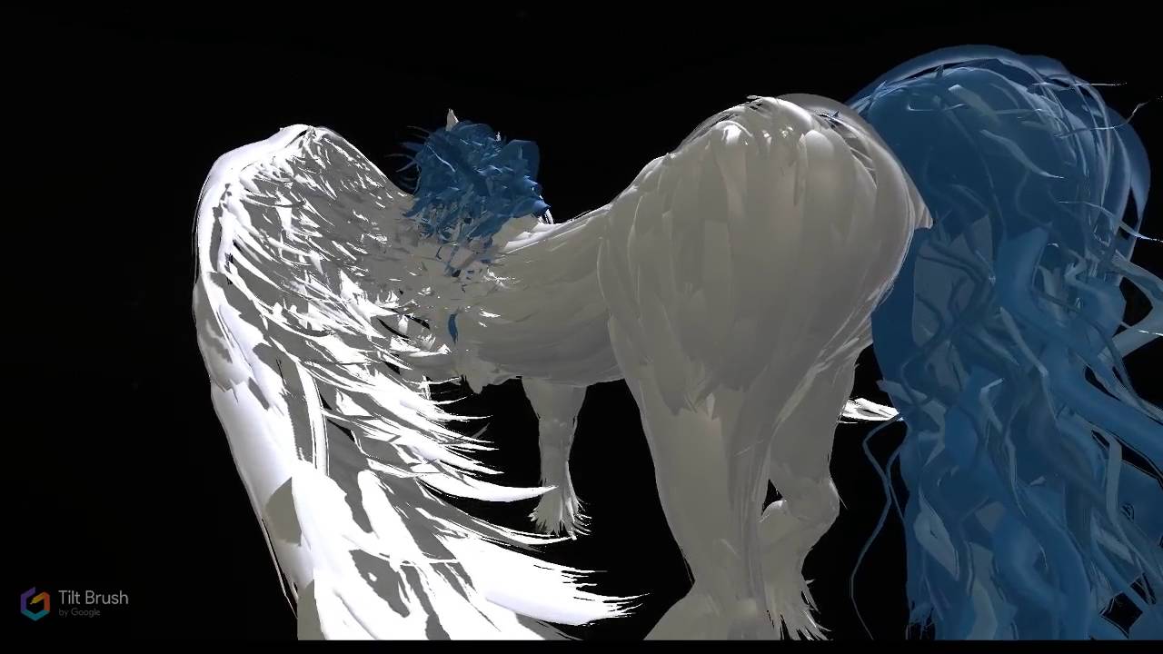 1280x720 Pegasus - Vr Drawing