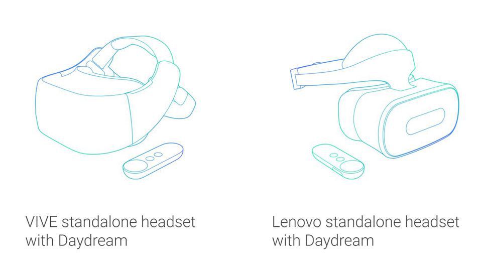 950x530 google unveils vr headsets that don't need smartphones graphic - Vr Headset Drawing