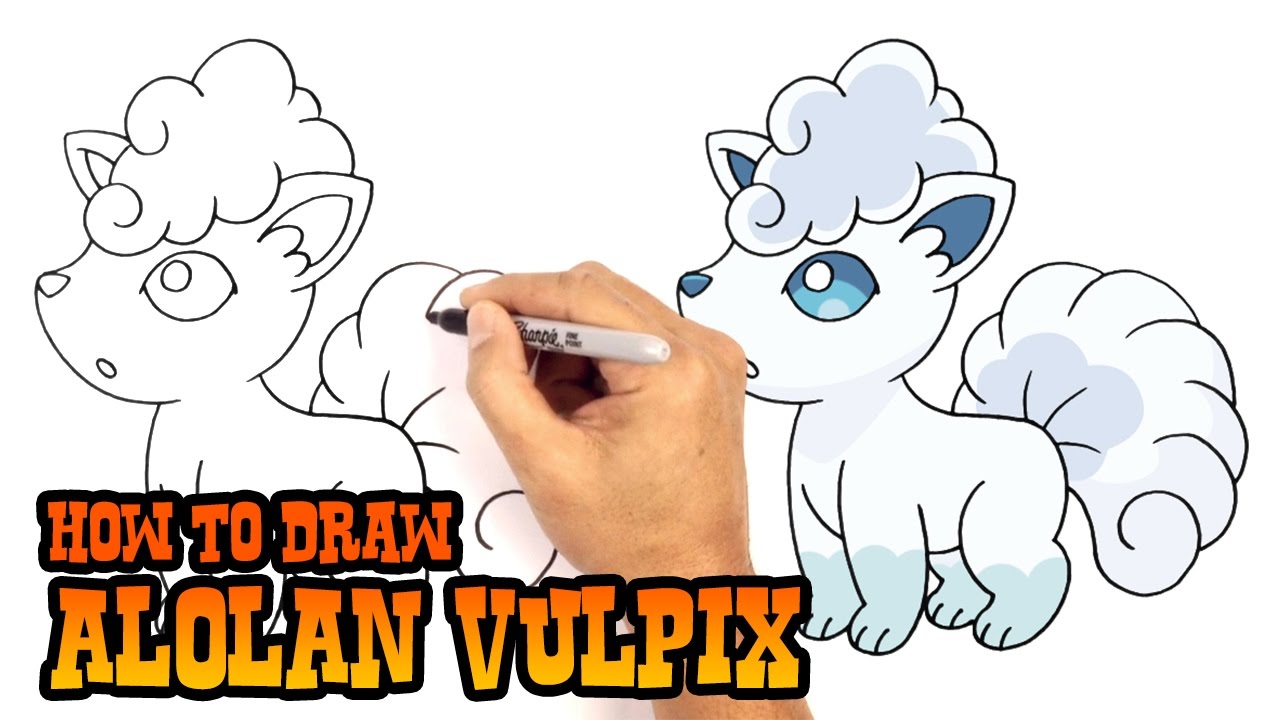 1280x720 How To Draw Pokemon Alolan Vulpix - Vulpix Drawing