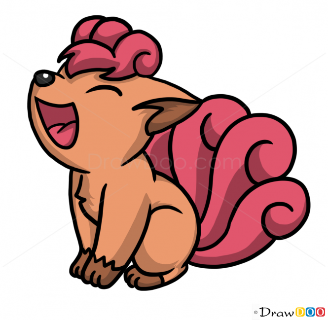 665x649 How To Draw Vulpix, Pokemons Art Drawings, Cute Pokemon - Vulpix Drawing