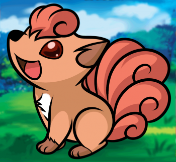 350x323 How To Draw Vulpix - Vulpix Drawing