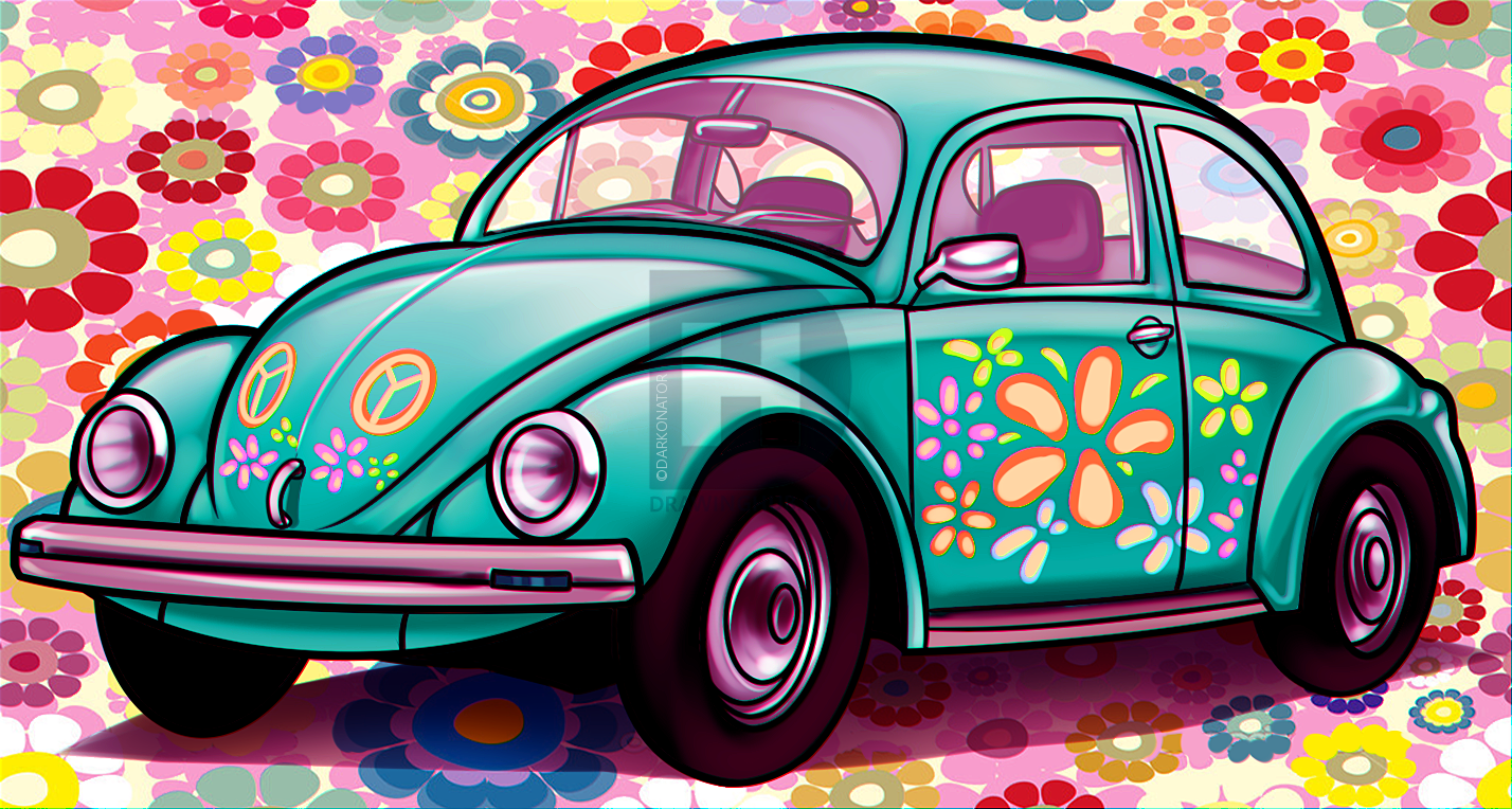 1428x764 How To Draw A Vw Beetle, Step - Vw Beetle Drawing