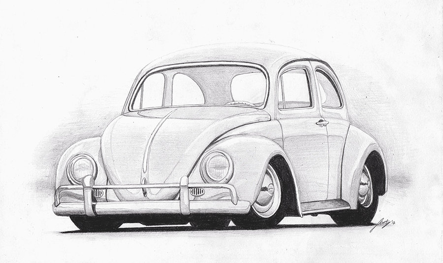 900x534 Vw Beetle Drawing Photo Drawing Skill - Vw Beetle Drawing
