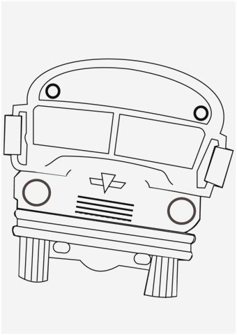 340x480 Vw Bus Line Drawing Volkswagen Car - Vw Bus Line Drawing