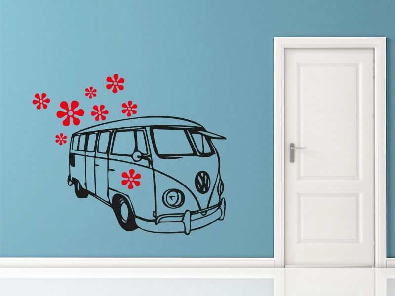 800x600 Vw Bus Fresh Wandtattoo Vw Bus Line Bestellen Im Wandfolio Shop - Vw Bus Line Drawing