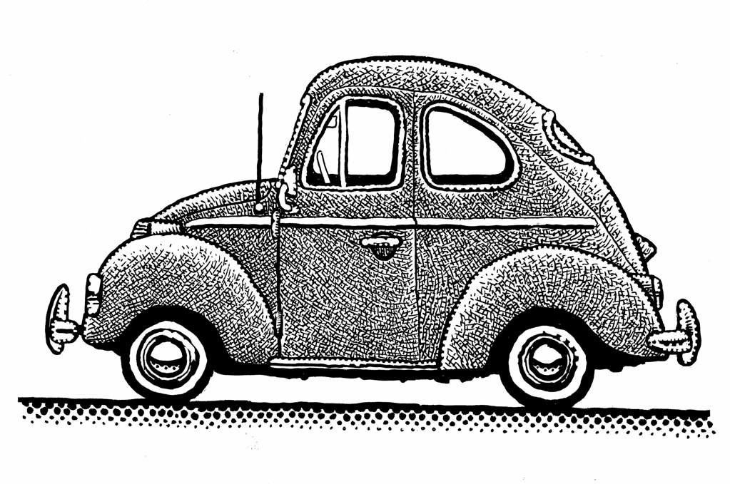 1023x679 the world's most recently posted photos of drawing and vw - Vw Drawing