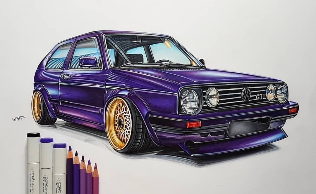 1080x665 Vw Golf - Vw Drawing