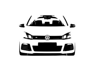 300x230 volkswagen vw gti front bampw line drawing vector print poster high - Vw Drawing