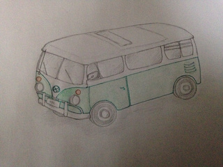 320x240 favourite drawing ever!!! volkswagen van - Vw Van Drawing