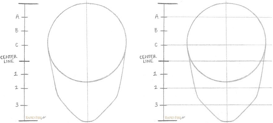880x397 How To Draw A Female Face In Steps Rapidfireart - W Drawing