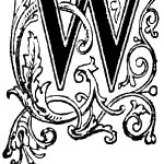 150x150 Fancy Letter W Drawings - W Drawing