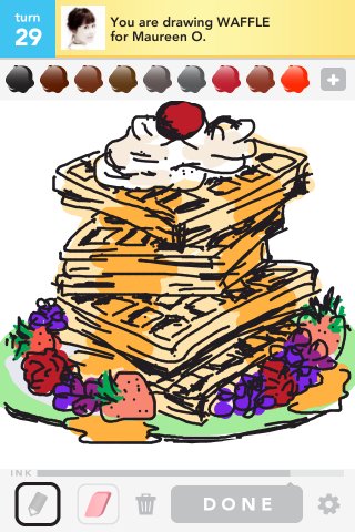 320x480 waffle drawings - Waffle Drawing