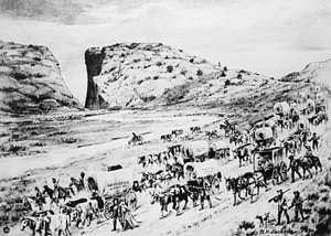 300x214 Wagon Train Drawings Fine Art America - Wagon Train Drawing