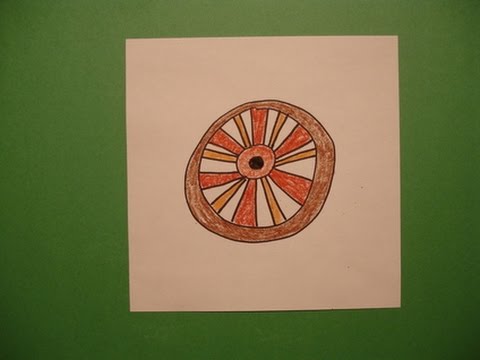 480x360 let's draw a wagon wheel! - Wagon Wheel Drawing