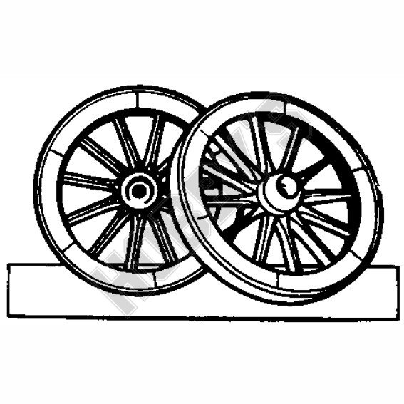 567x567 shop wagon wheel detail plan hobbys - Wagon Wheel Drawing.