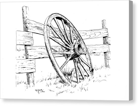 546x422 wagon wheel painting - Wagon Wheel Drawing