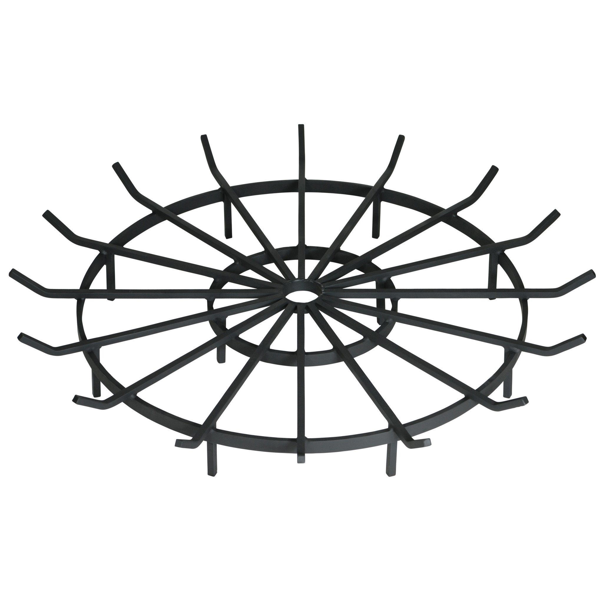 2048x2048 inch wagon wheel fire pit grate steelfreak - Wagon Wheel Drawing