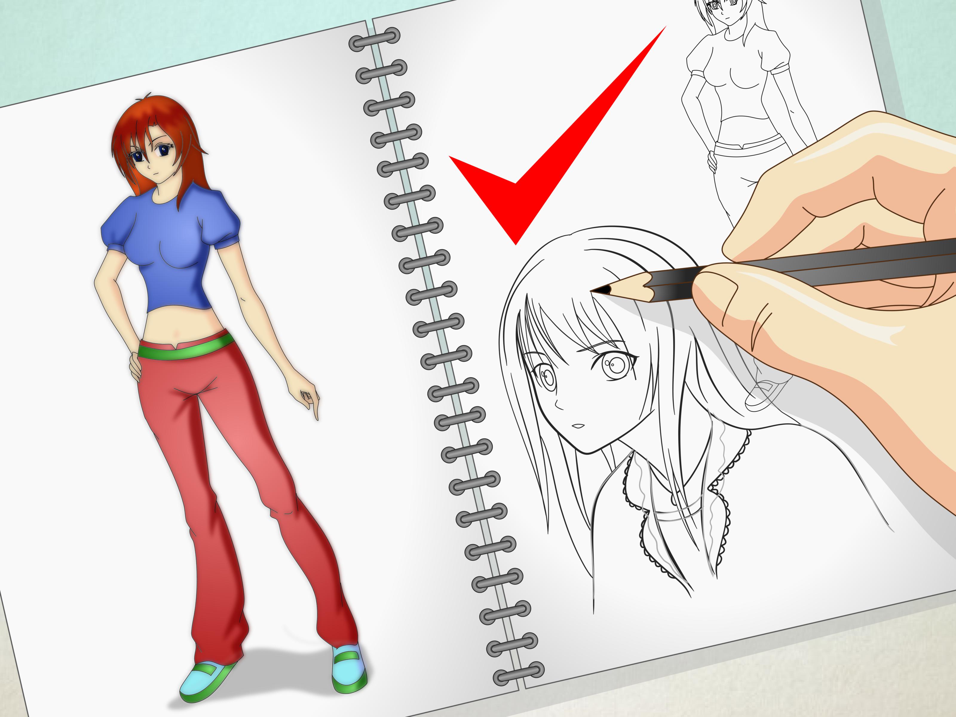 3200x2400 how to draw manga characters steps - Waist Drawing