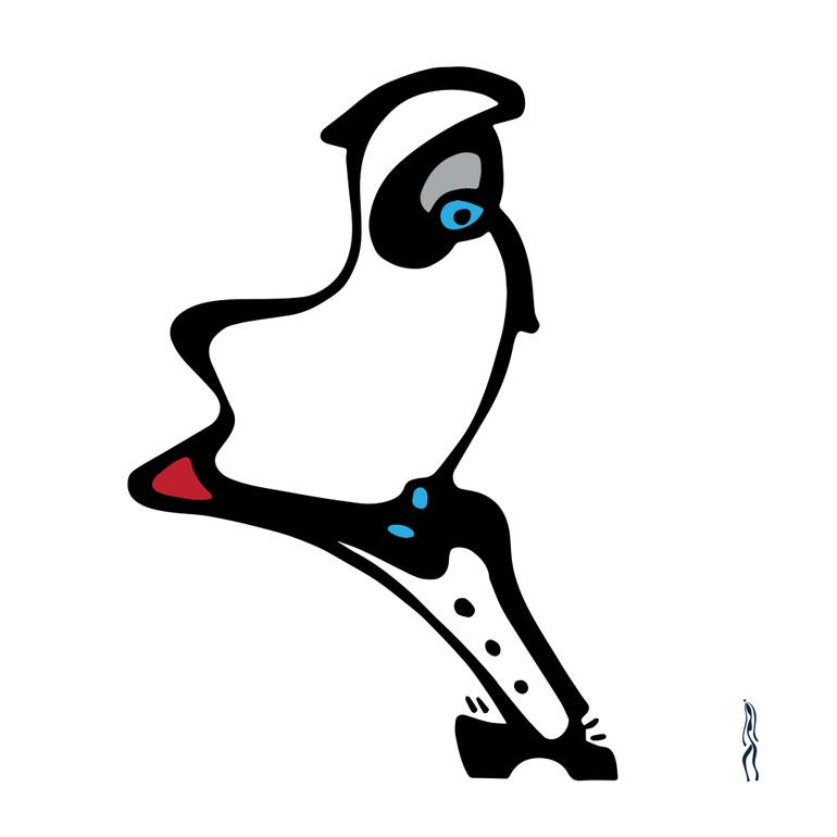 770x770 the waiter drawing - Waiter Drawing