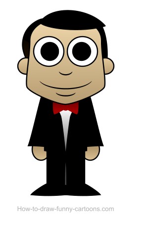 299x457 waiter drawing - Waiter Drawing