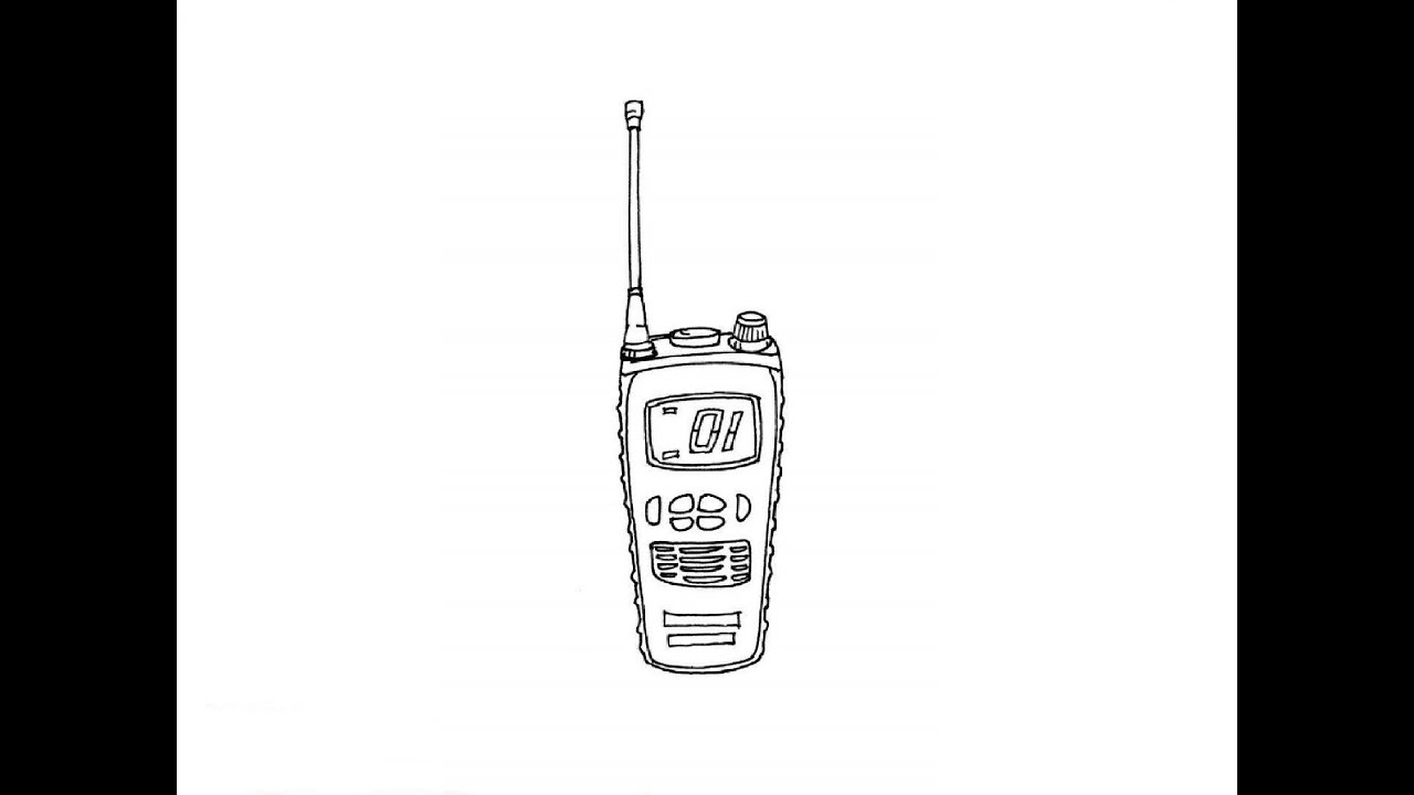 1280x720 How To Draw A Walkie Talkie Kak Narisovat Ratciiu - Walkie Talkie Drawing